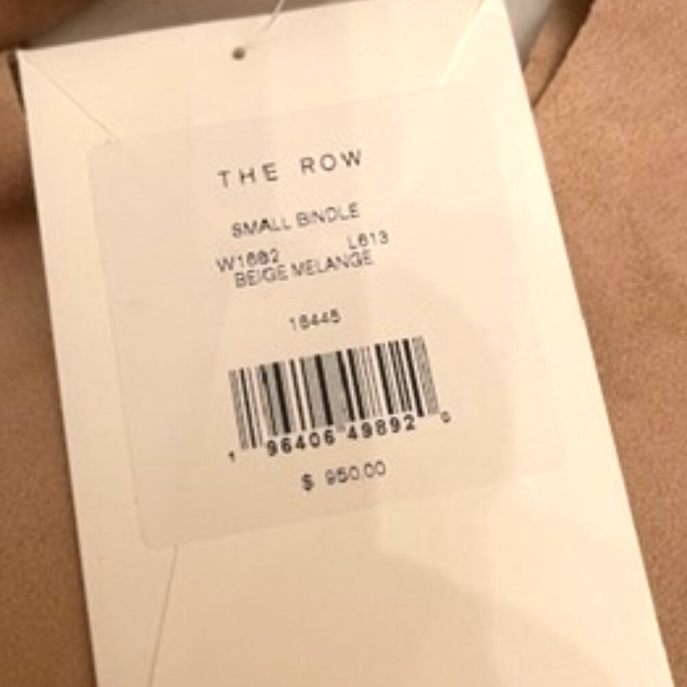 THE ROW Small Bindle Top-Handle Bag in Suede-NWT - Picture 8 of 9
